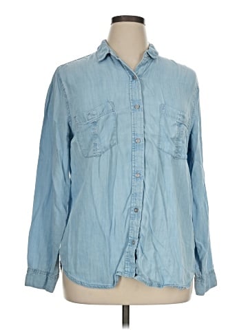 Banana Republic Factory Store Long Sleeve Button-Down Shirt (view 1)