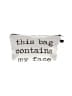 Unbranded 100% Polyester White Makeup Bag One size - photo 1