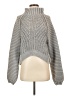Free People 100% Cotton Chevron-herringbone Gray Pullover Sweater Size XS - photo 1