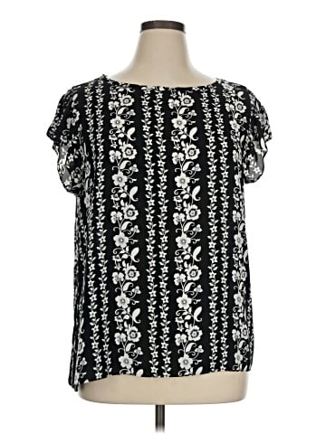 Ann Taylor LOFT Short Sleeve Blouse (view 1)
