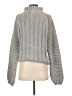 Free People 100% Cotton Chevron-herringbone Gray Pullover Sweater Size XS - photo 2