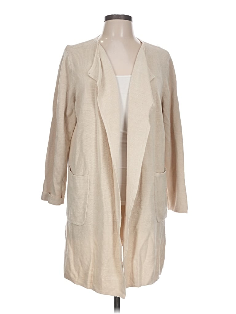 Pre-owned Jcrew Cardigan Sweater In Tan
