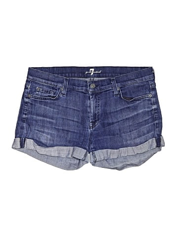 7 For All Mankind Denim Shorts (view 1)