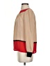 Pippa 100% Silk Tan Long Sleeve Silk Top Size 0 - photo 5
