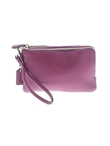 Coach Factory Leather Wristlet (view 1)