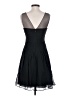 BCBGMAXAZRIA 100% Silk Black Cocktail Dress Size 4 - photo 2