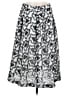 BCBGMAXAZRIA Paisley Silver Casual Skirt Size M - photo 1