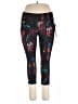 lucy Graphic Black Active Pants Size XL - photo 1