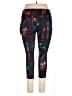 lucy Graphic Black Active Pants Size XL - photo 2