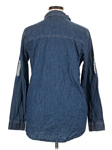 New Look Long Sleeve Button-Down Shirt (view 2)