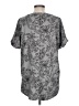 wonderly 100% Cotton Gray Short Sleeve Blouse Size L - photo 2