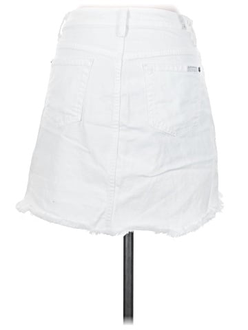 7 For All Mankind Denim Skirt (view 2)