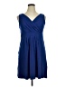 Lands' End Solid Blue Casual Dress Size XL (petite) - photo 1