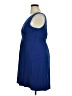 Lands' End Solid Blue Casual Dress Size XL (petite) - photo 5