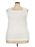 Roaman's Ivory Sleeveless Blouse Size 22 (1X) - photo 1