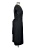 J.Crew 100% Polyester Solid Black Casual Dress Size S - photo 4