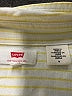 Levi's Stripes Yellow Short Sleeve Button-Down Shirt Size M - photo 7