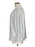 CeCe Silver 3/4 Sleeve Blouse Size L - photo 5