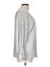 CeCe Silver 3/4 Sleeve Blouse Size L - photo 4