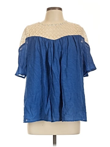 Umgee Short Sleeve Blouse (view 1)