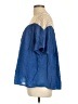 Umgee 100% Polyester Blue Short Sleeve Blouse Size L - photo 5