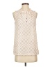 41Hawthorn 100% Polyester Polka Dots Ivory Sleeveless Blouse Size S - photo 1