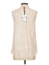 41Hawthorn 100% Polyester Polka Dots Ivory Sleeveless Blouse Size S - photo 2