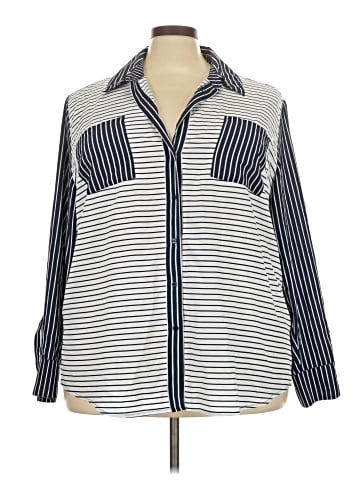 Lane Bryant Long Sleeve Blouse (view 1)