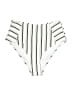 Cupshe Stripes Ivory Swimsuit Bottoms Size L - photo 1