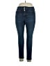 Lane Bryant Solid Blue Jeans Size 14 - photo 1