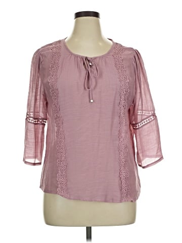 Adrienne Vittadini 3/4 Sleeve T-Shirt (view 1)