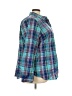 Chaps 100% Cotton Plaid Blue Long Sleeve Button-Down Shirt Size 3X - photo 4