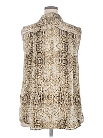 Worthington Sleeveless Button-Down Shirt (view 2)