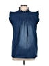Mazik Blue Sleeveless Blouse Size L - photo 1