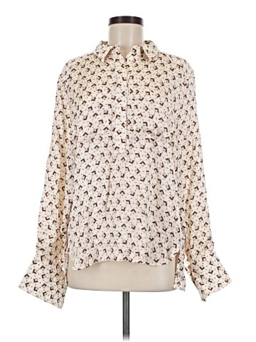 Reiss Long Sleeve Blouse (view 1)