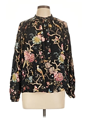 GP & J Baker for H&M Long Sleeve Blouse (view 1)