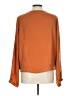 Umgee 100% Polyester Orange Long Sleeve Blouse Size L - photo 2