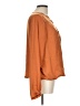 Umgee 100% Polyester Orange Long Sleeve Blouse Size L - photo 4