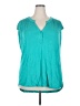 Spense Teal Short Sleeve Top Size 2X - photo 1