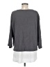 Purejill Gray 3/4 Sleeve Top Size M - photo 2