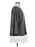 Purejill Gray 3/4 Sleeve Top Size M - photo 4