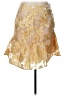 Glamorous Paisley Gold Formal Skirt Size L - photo 1