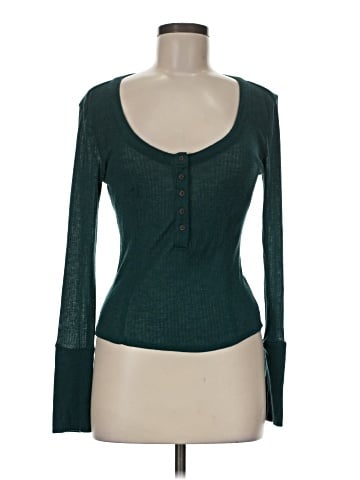 Pilcro Long Sleeve Henley (view 1)