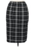 Shein Curve Plaid Black Formal Skirt Size 14 Plus (1) - photo 2