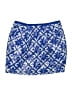 Cluny 100% Polyester Print Blue Skort Size 14 - photo 1