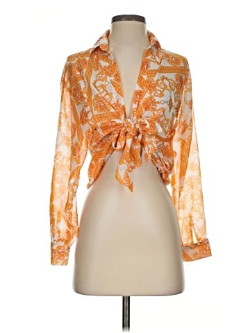 Timing 3/4 Sleeve Blouse (view 1)