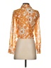 Timing Orange 3/4 Sleeve Blouse Size S - photo 2