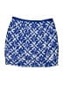 Cluny 100% Polyester Print Blue Skort Size 14 - photo 2