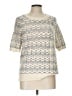 Ann Taylor LOFT Chevron-herringbone Ivory Pullover Sweater Size L - photo 1