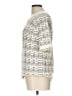 Ann Taylor LOFT Chevron-herringbone Ivory Pullover Sweater Size L - photo 5